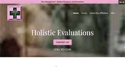 Desktop Screenshot of holisticevaluations.com